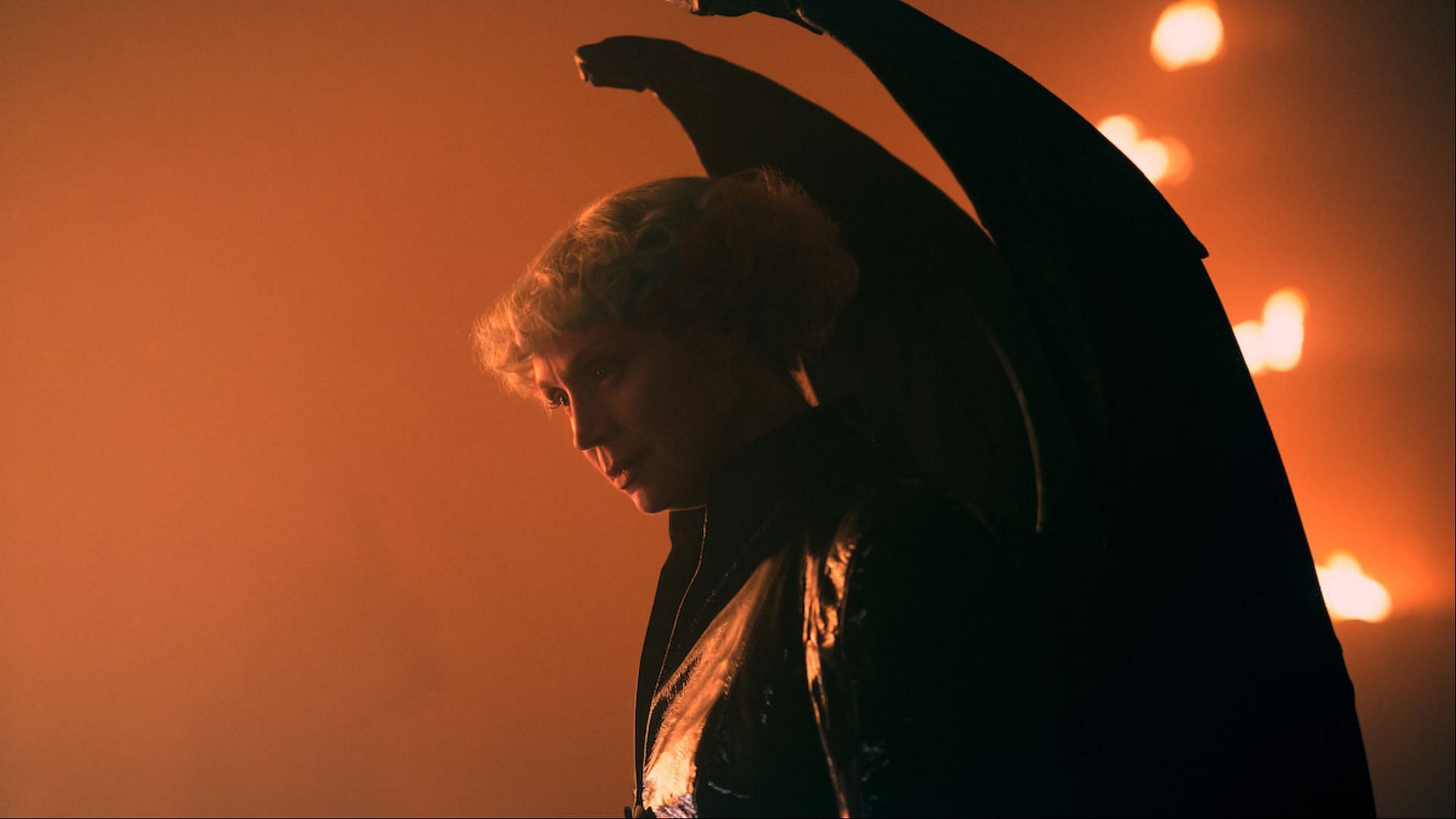 Gwendoline Christie reprises her role as Lucifer Morningstar in The Sandman season 2. (Image via Netflix)